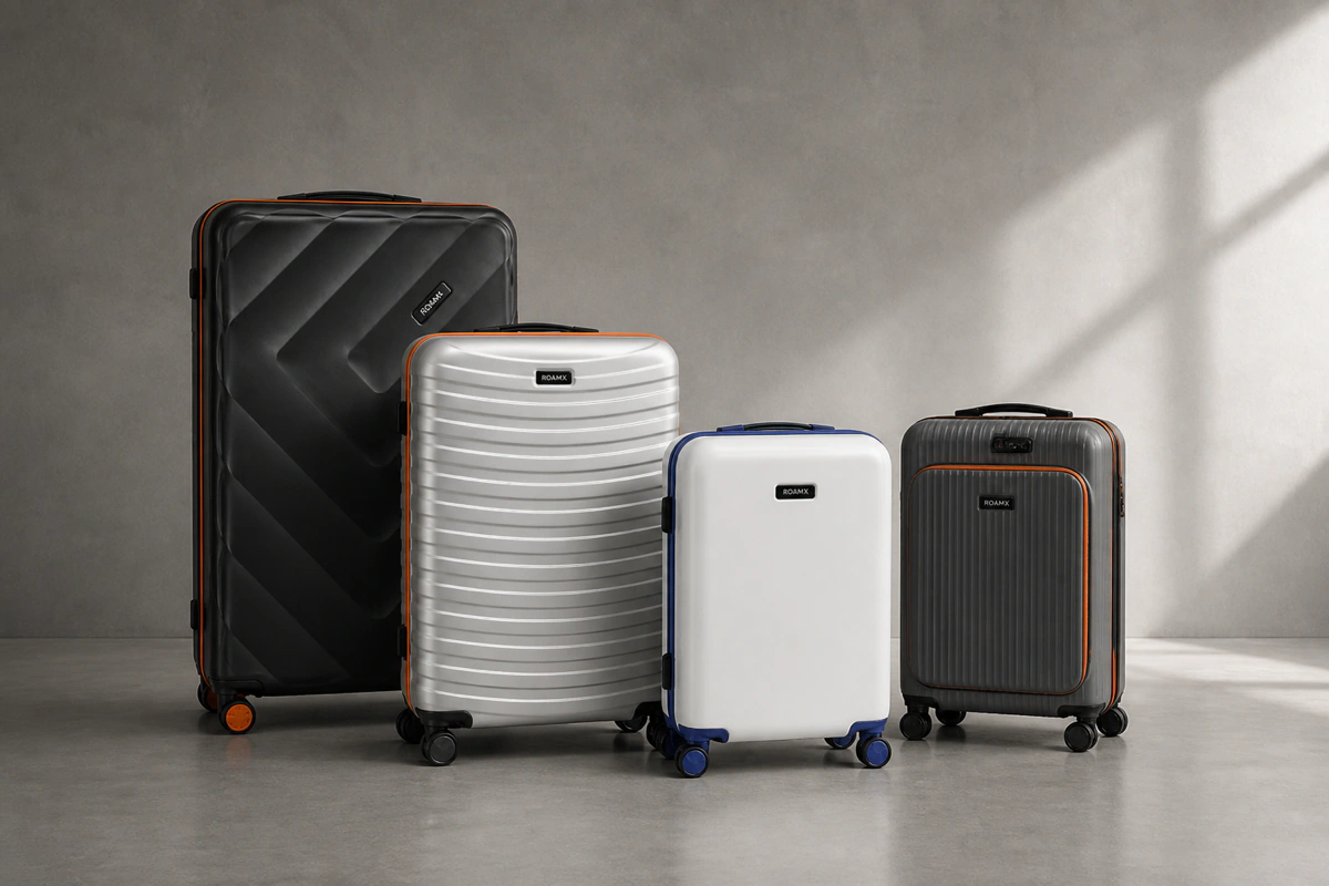 Ranger, Drift, Nova, and Overnighter — the four Series 01 shells